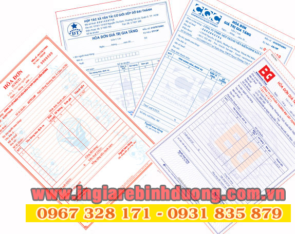 Dịch vụ in hóa đơn uy tín giá rẻ tại Bình Dương - ingiarebinhduong.com.vn