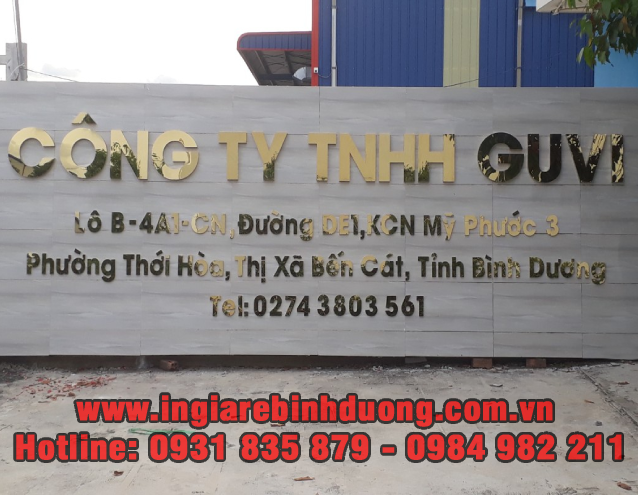 Dịch vụ làm bảng hiệu quảng cáo Bình Dương uy tín với giá rẻ