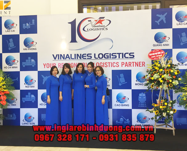 Dịch vụ in backdrop uy tín, nhiều mẫu mã đẹp, giá lại rẻ tại Bình Dương