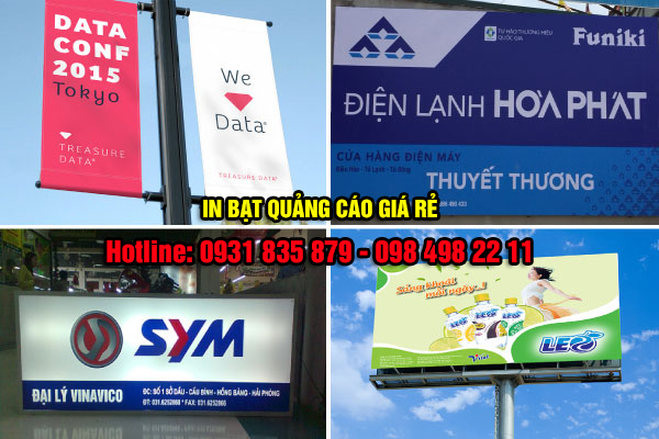 Làm bảng hiệu in bạt hiflex chuyên nghiệp giá rẻ tại Bình Dương