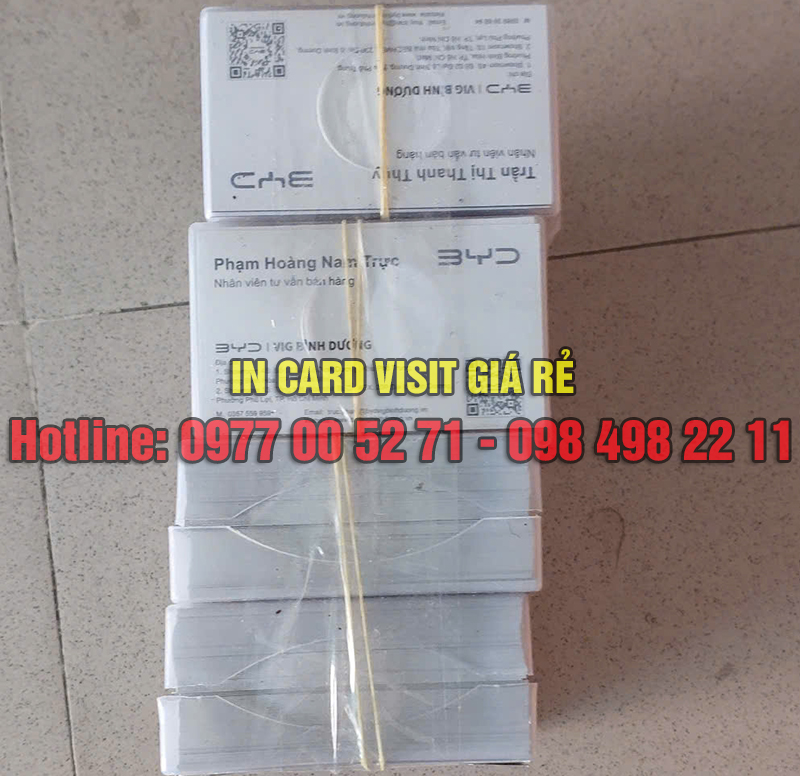 In Card Visit Theo Yêu Cầu Giá Rẻ Tại Bình Dương (TPHCM)