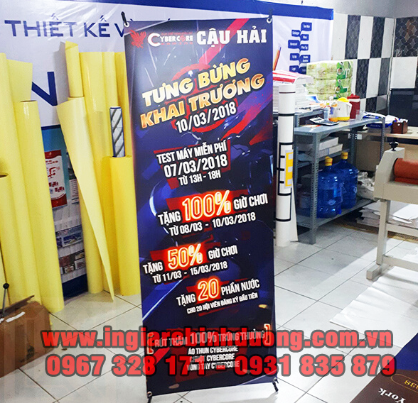 Nhận in standee trên chất liệu pp với giá tốt nhất tại Bình Dương - ingiarebinhduong.com.vn